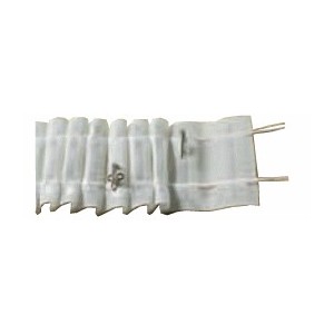 Ruban 2 Ampleurs 75 mm blanc