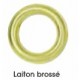 Œillets Laiton + bagues de recouvrement 