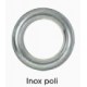 Œillets INOX + bagues de recouvrement Ø 40 mm 