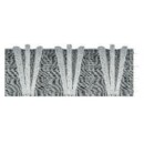 Ruban triples plis 120 mm - transparent