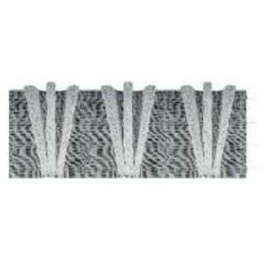 Ruban triples plis 120 mm - transparent