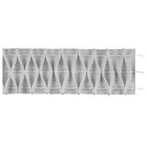 Ruban nid d'abeille 85 mm - Blanc