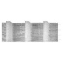 Ruban à plis Rouleaux 120 mm- Blanc