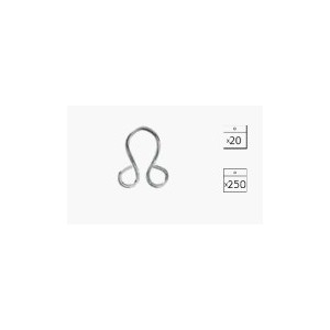 Agrafes lyre pour anneaux Ø 40 et 25 mm PALACE